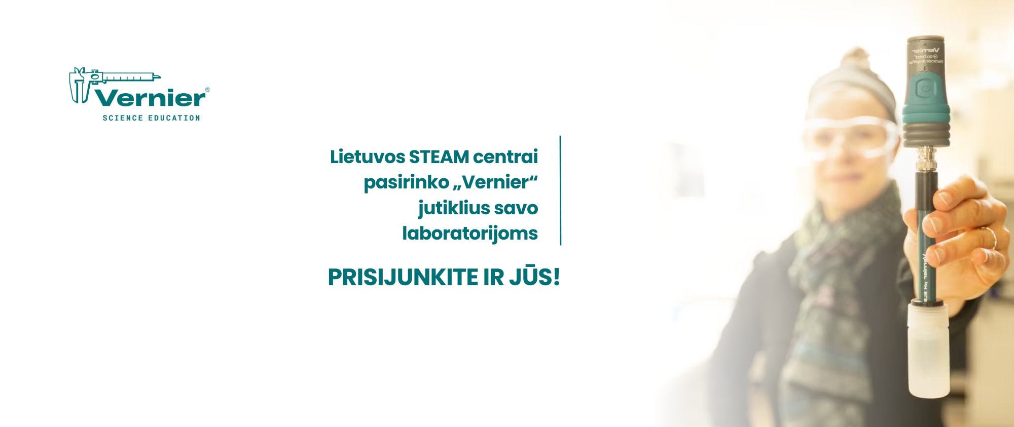 Lietuvos STEAM centrai pasirinko VERNIER jutiklius savo laboratorijoms