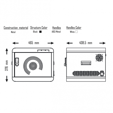 Stalinė USB įkrovimo spintelė/dėžutė 12 planšetinių kompiuterių iki 12" 2